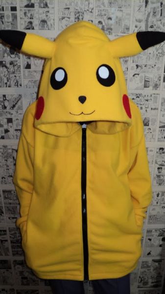 casaco do pikachu masculino